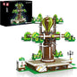 Mould King Nature-Tree Big Windmill Building Set, 2148+ Pcs Creative Amusement Park Swing Ride Model Kit, STEM Construction City Building Engineering Toy, Collectible Gift for Teens, Adults