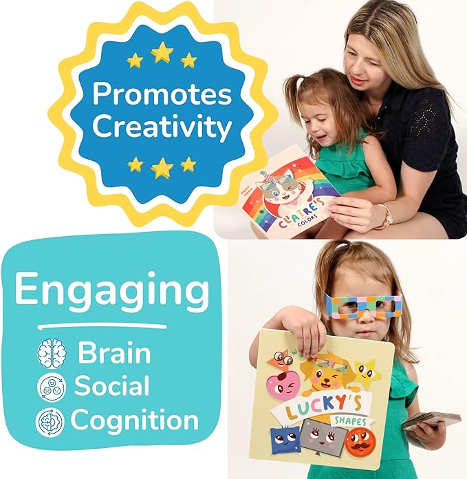 Preschool Montessori Learning Kit With Busy Book For Toddlers 1-3- Baby Flash Cards - Quiet Activity Books - Puzzles Ages 2-4 - Flashcards 3-5 Years - 1 Year Old Boy Gifts -1st Birthday Toys For Girls