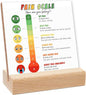 Pain Scale Decor Therapist Office Sign Mental Health Gifts Psychology Decorations for Corner Classroom Counseling Recovery Self Care Encourage Gifts for Women Kids Adults