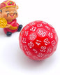 Bescon Polyhedral Dice 100 Sides Dice, D100 die, 100 Sided Cube, D100 Game Dice, 100-Sided Cube of Red Color