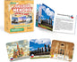 Menique Explore The World Memory Matching Game – Spanish Edition – 100 Cards (50 Pairs) with Iconic Landmarks, Country & Flag – Educational Geography Game in Spanish.