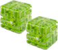 2pcs Large Labyrinth 3D Puzzle Maze Cube,Engaging Brain Teaser Toy,3D Magic Cube Maze Ball Puzzle for Stress Relief & Logic Development (Green)