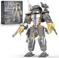 HIGH GODO Alien Mech Xenomorph Warrior Building Sets for Adult, Horror Action Figure Toy with Spears, Gifts for Boys Aged 8-14 for Birthdays Christmases Halloweens, 478 Pieces