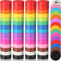 Nuanchu 60 Pcs Tempera Paint Cakes 15 Colors Tempera Paint Washable Art Supplies for Painting Drawing Crafts Activities