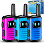 Kids Walkie Talkies Toys for Boys: 3 Pack Robots Walkies Talkies Kids Christmas Birthday Gifts for 3 4 5 6 7 Year Old Boys Girls Toys Age 3-6 5-7 Year Old Boy Girl Stocking Stuffers Outdoor Camping