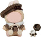 Doll Clothes Set for 17cm Dolls - Princess Dress Outfits with Bonnet/Bow Hair Accessories, Cute Clothes for Display & Photography (STK05)