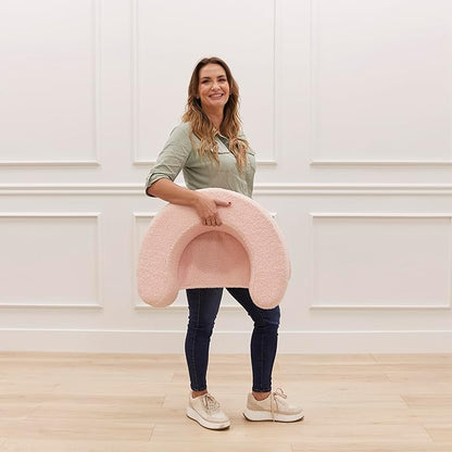 ECR4Kids SoftZone Sit-Up Support Ring Baby Essentials, 24" L x 18" W x 6" H, Pink
