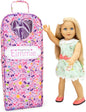 Playtime by Eimmie 18 Inch Doll with Blonde Hair, Blue Eyes, Outfit, Shoes, Pajamas, 18” Clothes Accessories & Travel Suitcase - Girls, Toddler & Childs Play Dollie - Eimmie