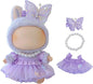 Doll Clothes Set for 17cm Dolls - Princess Dress Outfits with Bonnet/Bow Hair Accessories, Cute Clothes for Display & Photography (STK07)