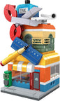 Brick Loot Exclusive Mini City Art School Supply Store – Custom Designed Model Building Kit – Creative Educational Toy for Kids & Adults