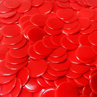 MR CHIPS Plastic Bingo Chips for Games 1000 Count Solid and Transparent Colors Counting 19 Color Choices 3/4 Inch 7/8