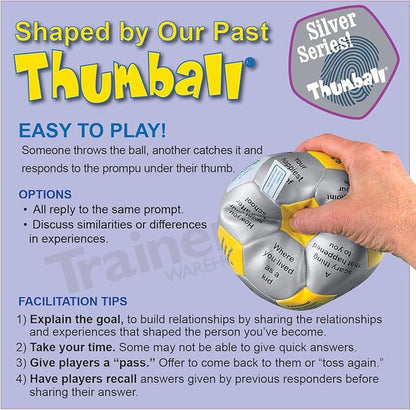 Trainers Warehouse 6" Thumball Collection, 32 Prompts for Conversation, Team Building, Relationship and Training