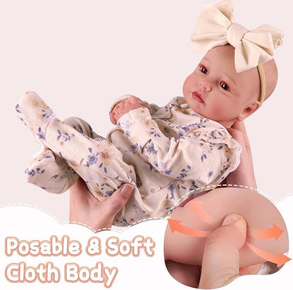 BABESIDE Reborn Baby Dolls - 20-inch Cute Soft Vinyl Realistic Baby Doll Real Life Baby Dolls with Complete Accessories Perfect for Cuddling, Playtime, and Gift Giving