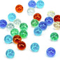 SallyFashion 25 PCS Glow in The Dark Marbles, Bulk Luminous Colorful Glass Marbles for Kids Marble Run Games
