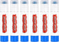 PATIKIL Tempera Paint Sticks, 6 Pcs Solid Tempera Paints Sticks Washable Bulk Markers Pen Quick Drying for Artists Beginners Art Supplies, Blue