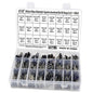 OCR Capacitor Kit, 500Pcs 24 Values Aluminum Electrolytic Capacitor Kit, Range 0.1uF - 1000uF 10V - 50V Assortment Kit for Electronic Repairs on Circuit Boards