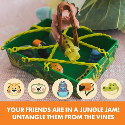 Educational Insights Jungle Rescue - Cute Preschool Board Games for Kids, Toddler Fine Motor Skills, Animal Matching Games for Toddlers 3-5, 2-Players, Boys and Girls Ages 3+