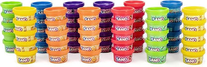 Crayola Silly Scents Play Sand – 60 Mini 1oz Tubs of Moldable Sensory Sand in 6 Bright Colors | Halloween Party Favors, Trick or Treat Goodie Bags, Classroom Prizes, Sensory Toys, Christmas Gifts