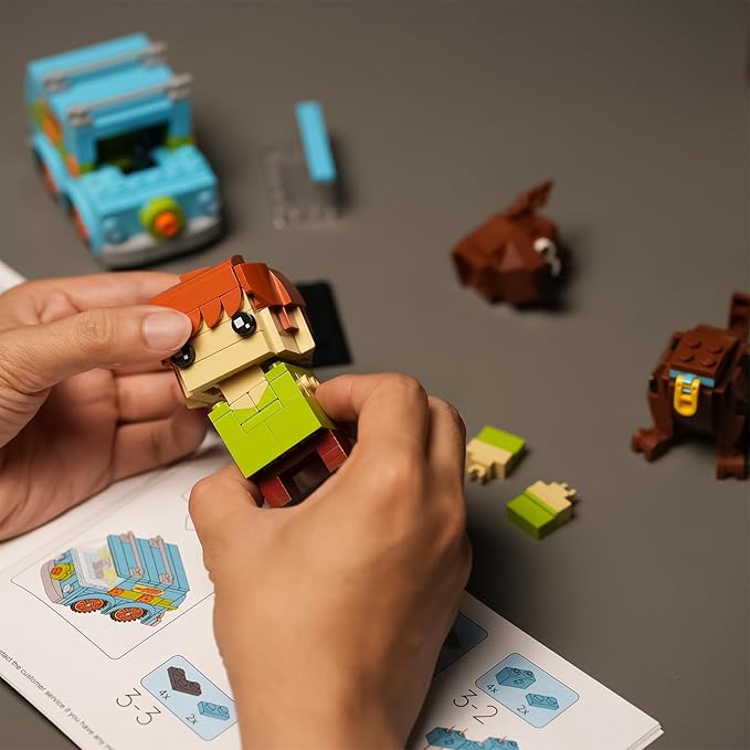 Halloween Horror Action Figure Building Toys Compatible with Lego for Adults,Christmas Decor Toy Car for Moive Fan,Ideas Gift for Kids 8-14 Years and UP 399 Pcs