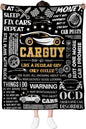 Car Guys Gifts for Men, Blanket Gifts for Dad on Fathers Day, Birthday for Son Grandpa Boys, Soft Thrown Blanket 50" X 60"