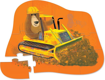 12-pc Mini Puzzle/Go Mister Bear