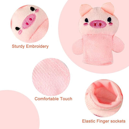 Sealive 20-PCS Finger Puppets for Toddlers Story Time - Soft Velvet Forest & Marine Animals - Perfect for Role Playing, Classroom Learning, Party Favors, Travel, Therapy, Imagination Building