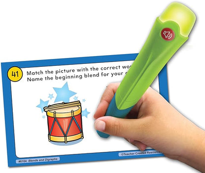 Teacher Created Resources Power Pen Learning Cards: Blends & Digraphs