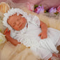 Full Silicone Reborn Baby Doll, 20 Inch Lifelike Newborn Girl, Reborn Baby Dolls Silicone Full Body Sleeping for Therapy & Memory Keepsake