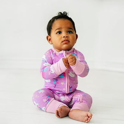 Little Sleepies Pajamas for Baby Boys & Girls, Viscose from Bamboo Baby Pajamas, Preemie & Newborn Sleepers, 2-Way Zipper PJs