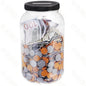 Large Clear Coin Bank Jar with Slotted Lid, One Gallon Plastic Money Tip Change Savings Jar for Coin or Raffle Ticket, Big Clear Money Tip Piggy Change Bank Box for Adults Teens