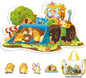 ELX 58 Piece Trick Dozer Jigsaw Puzzle for Kids 3+, Large Floor Puzzle for Preschool Learning with Storage Bag, Educational Toy Gift Birthday and Christmas for Boys Girls