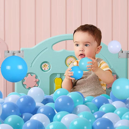 Ball Pit Balls Plastic Balls for Ball Pit Phathalate Free BPA Free Plastic Balls 100pcs 2.2" Set for Toddlers for Play Tent Tunnel