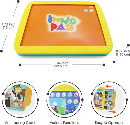 BEST LEARNING INNO PAD Smart Fun Lessons - Educational Tablet Toy to Learn Alphabet, Numbers, Colors, Shapes, Animals, Transport for Toddlers Ages 2 to 5 Years Old | Educational Birthday Gift