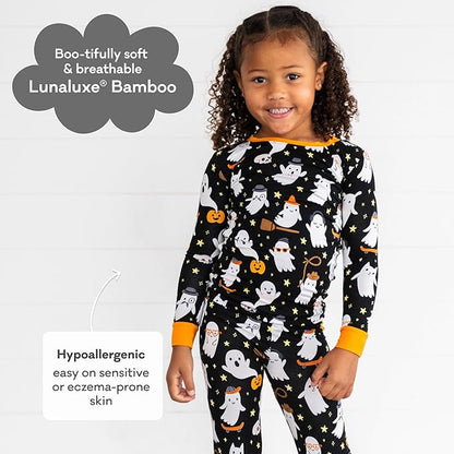 Little Sleepies Two-Piece Pajama Set for Boys & Girls, Soft Viscose from Bamboo Toddler Pajamas for Kids, Family Matching PJs