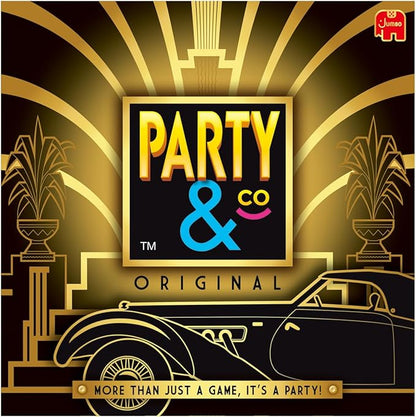 Jumbo Party & Co. Original Board Game - Fun Multi-Challenge Game for 14+ Years, Multiplayer Family Entertainment.