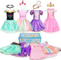 Princess Dress Up for Girls 4-6, Dress Up Clothes for Little Girls 3t-4t