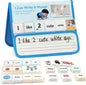CHEFAN 165 PCS Sentence Building for Kids, Speech Therapy Materials with Writing Board, Sentence Building Games for Special Education, Reading & Language Development
