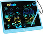 LCD Writing Tablet Doodle Board, 16inch Colorful Drawing Tablet Writing Pad, Kids Travel Essentials, Toddler Toys for 3 4 5 6 7 8 Year Old Girls Boys- Christmas and Birthday Gifts