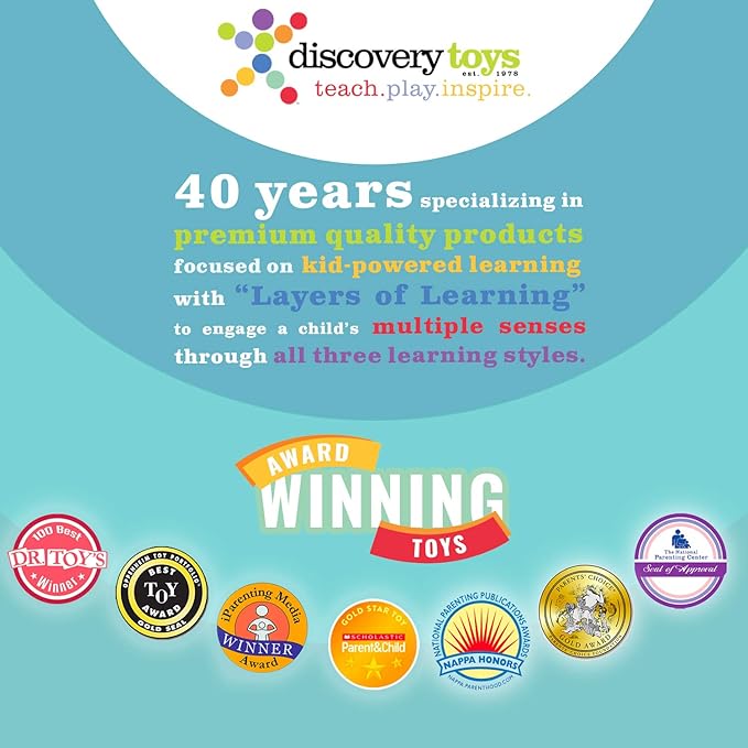 Discovery Toys Marbleworks Deluxe Marble Run | Kid-Powered Learning | STEM Educational Building Block Toy Learning & Childhood Development 5 Years Old and Up
