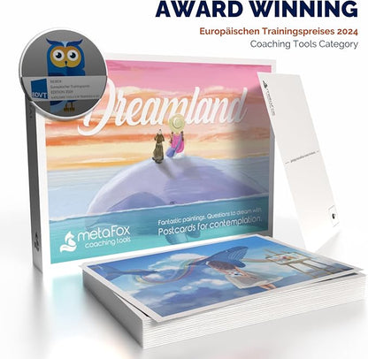 metaFox| Dreamland | Inspirational Postcards Pack for Coaching & Self-Reflection