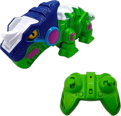 Kool KREEPERS RC-REX - Color-Changing & Walking Dinosaur Toy with Magic Magnetic Tongue That Extends & Catches Food Pellets. Features Wagging Tail, Flashing Lights & Roar Sounds