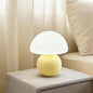 Aesthetic Room Decoration, Bedroom nightstand lamp, Yellow Mushroom Table lamp, Small lamp, Warm Light ambiance, Special lamp for Bedtime Reading/Nighttime Navigation