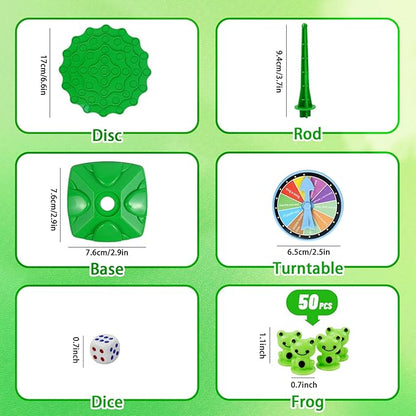 Frog Balance Game, Two-Player Balance Game Tree Parent Interactive Family Tabletop Puzzle, Birthday Board Games for Adults