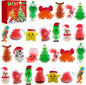 Christmas Squishy Stress Balls Fidget Toys – Sensory Stress Relief Squishy Fidget Toys ,Party Favors for Kids 4-8 8-12, Christmas Stocking Stuffers, Classroom Rewards, and Gift Bag Fillers (28PCS)