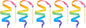 Sarah's Silks Mini Streamers, 8 Inch Handle 3 foot Ribbon Wand for Pretend Play, Dance, Baton Stick Twirling, and Gymnastics Party Favors | Montessori and Waldorf Toys (Rainbow Pack of 5)