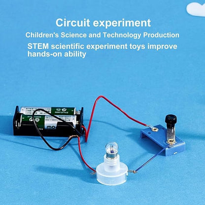 1 Pc Electrical Circuit Experiment Kit, Small Bulb Lights Up Kit Basic Physic Science Playset Educational Kit Use Safety Easy Installation, Learning and Education, Educational Science Kits