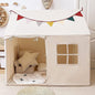 Kids Tent Indoor Playhouse, Kids Play Tent Large Kid Playhouse Toys Toddler Tent Play House with Pennant Banners
