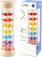 LOOIKOOS Rainmaker - 7 inch Wooden Rain Stick Montessori Toys for Babies 6-12 Months,Baby Rattle Shaker Sensory Developmental Toy,Raindrops Musical Instrument Baby Musical Toys for Baby 6 7 8 9