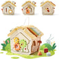let's make Wooden Activity Cube 10-in-1 Montessori Toys Multi-Functional House Educational Toys Sensory Learning Activity Cube for Toddlers Babies 1st Birthday Gift
