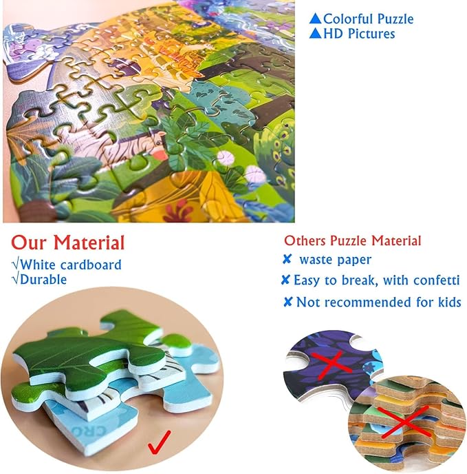 Puzzles for Kids Ages 6-8,8-10 and Adults, Butterfly Shaped Jigsaw Puzzles for Wall Home Decor